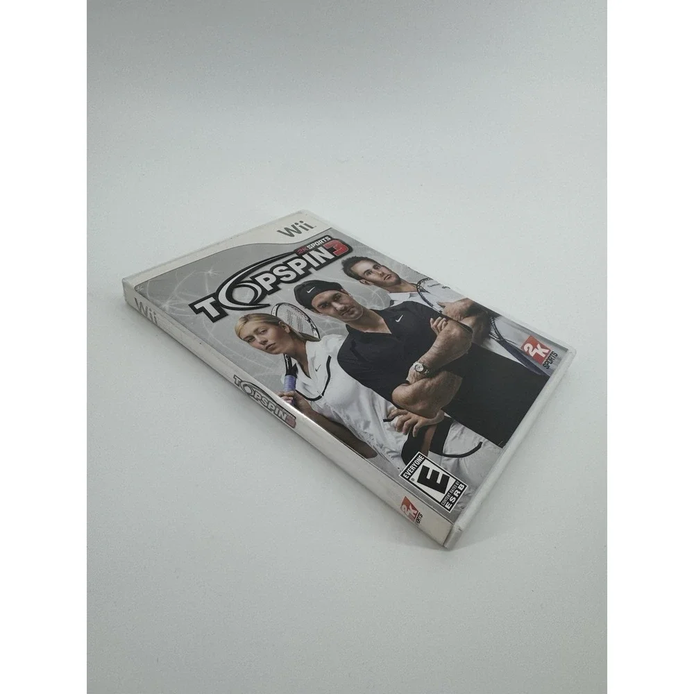Top Spin 3 Nintendo Wii 2008 Top Spin Tennis Complete With Manual‎ 2K Sports